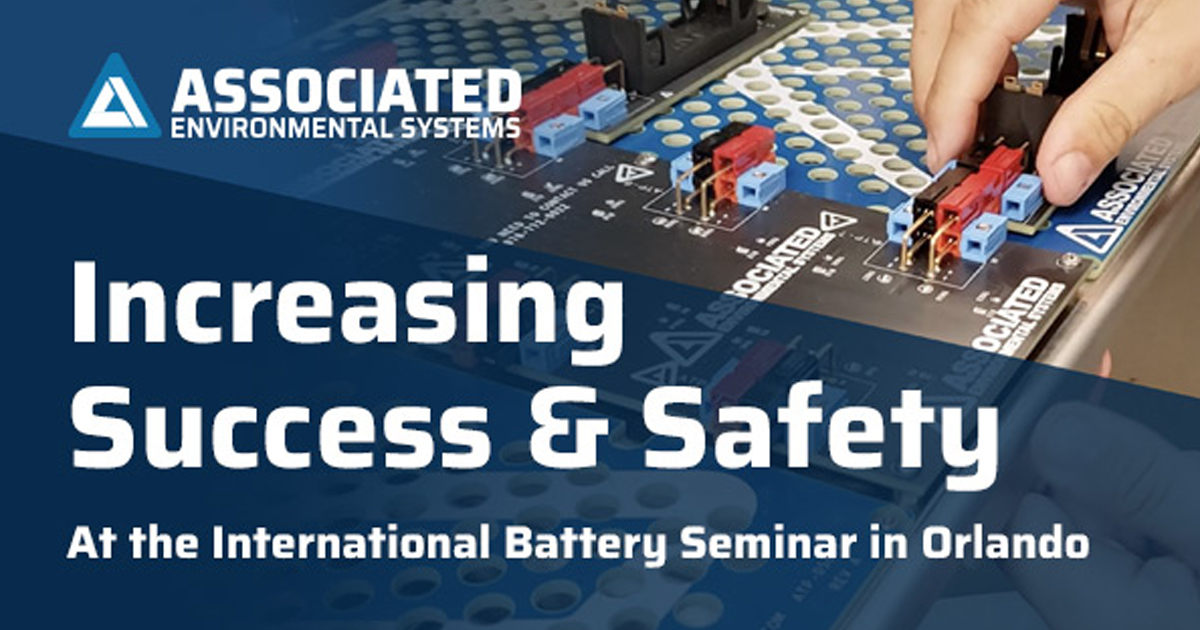 International Battery Seminar Lean & Safe Battery Testing from AES