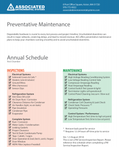 Preventative Maintenance