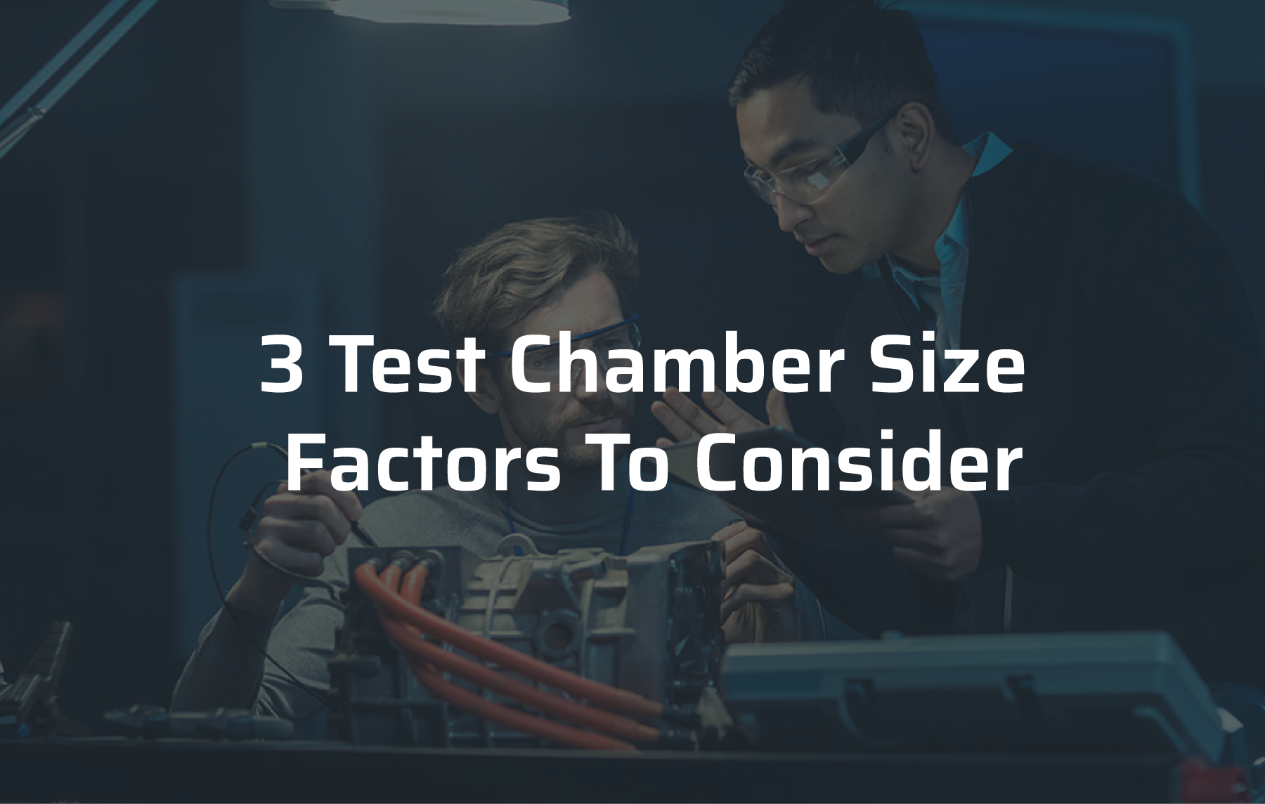 3 test chamber size options